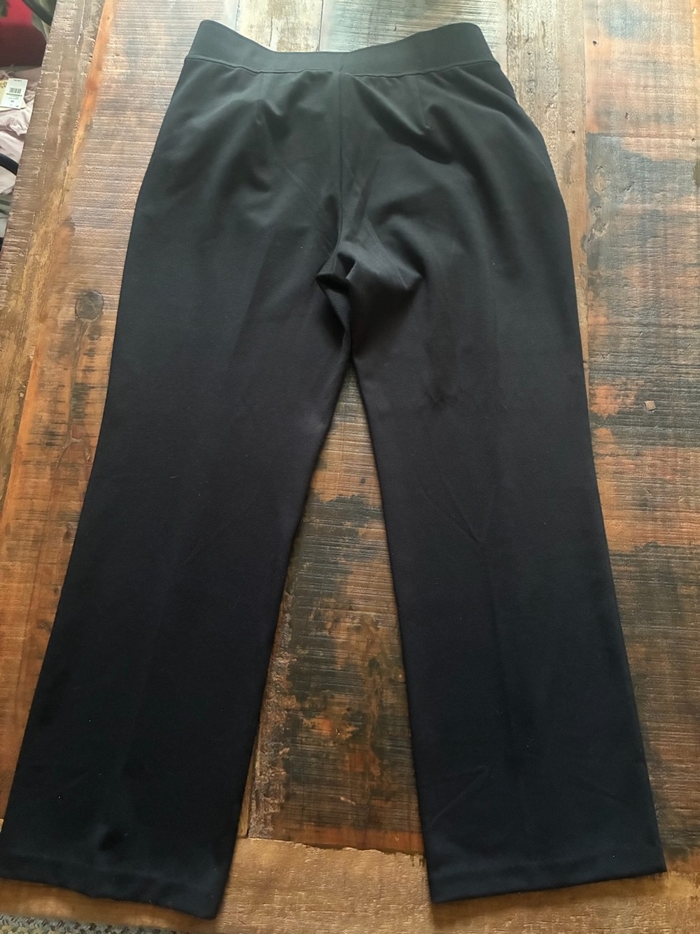 Talbots Black Ponte Pull-On Pants Large Regular - Picture 2 of 4